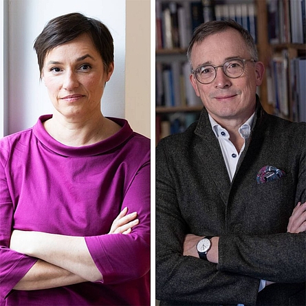 Nicole Deitelhoff (c) Lucas Bäuml, Andreas Rödder (c) Alex Kraus