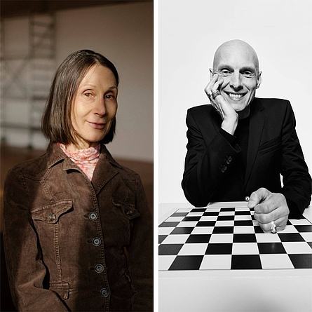 Martina Hefter (c) Maximilian Goedecke, Michael Lentz (c) Victor Pattyn